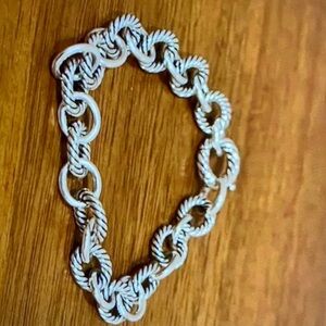 David Yurman Oval link chain bracelet